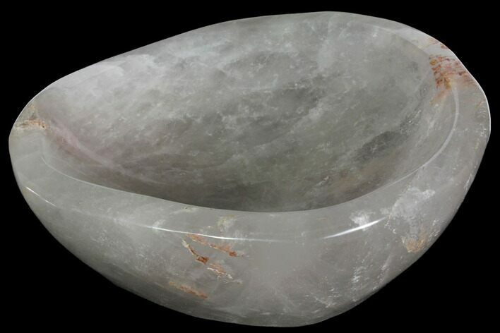 Polished Quartz Bowl - Madagascar #117452